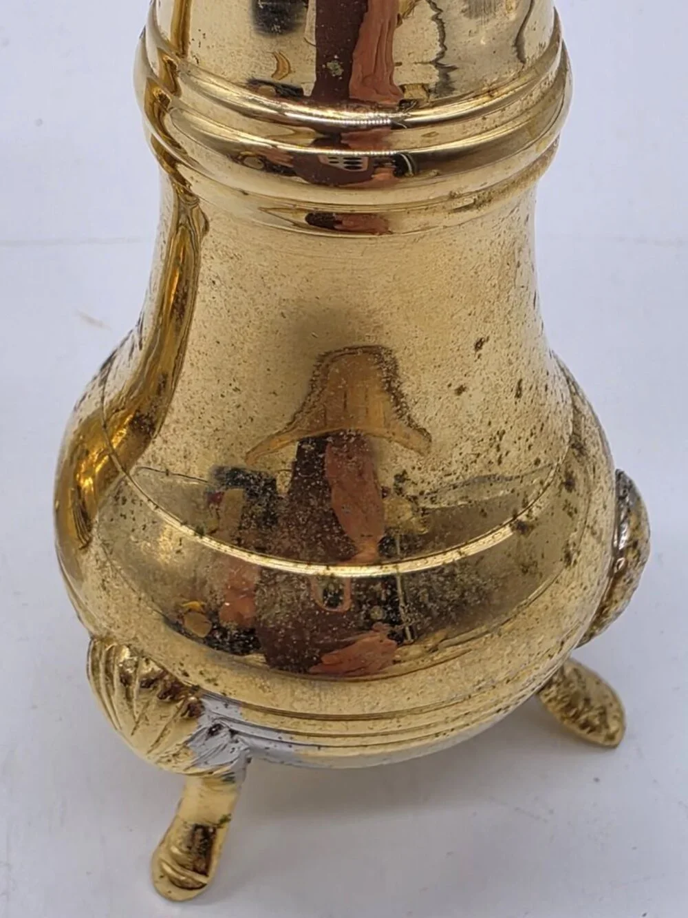 Electroplated 24K Gold Salt & Pepper Shakers Elegant Wedding Holiday Vintage